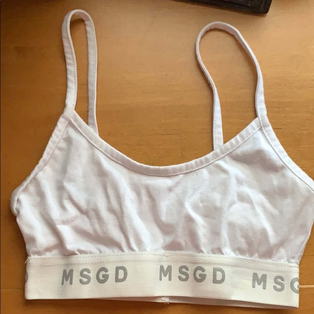 Missguided white bralette